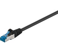 Goobay 93820 CAT 6A Câble patch, S/FTP (PiMF), noir, 5 m - LSZH sans halogène, cuivre