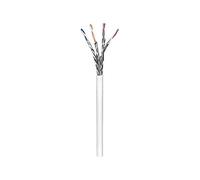 Goobay 94223 CAT 6 Câble Réseau, S/FTP (PiMF), Blanc, 100 m Longueur