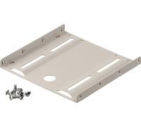 Goobay 94343 Cadre de montage pour disque dur 2,5'' vers 3,5'' - 1x, beige - convient pour l'installation d'un disque dur 2,5'' dans une baie de boîtier 3,5