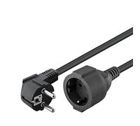 Goobay 94700 Rallonge avec Terre, 2 m Longueur, Noir