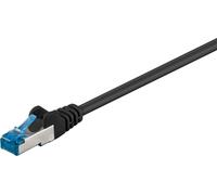 Goobay 94906 CAT 6A Câble patch, S/FTP (PiMF), noir, 50 m - LSZH sans halogène, cuivre