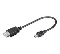 Goobay 95006 Adaptateur Hi-Speed USB 2.0, 0.2m Longueur