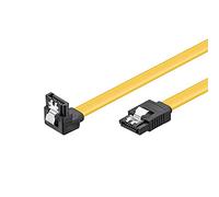 GOOBAY 95024 - Câble SATA fiche 6 Gb/s > fiche SATA 90°, 100 cm, jaune