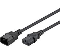Goobay 95124 Rallonge pour Appareils Froids, 0.5 m Longueur, Noir