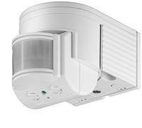 goobay 95175 Détecteur mouvement infrarouge Extérieur / Montage saillie / Rotation, inclinaison / Portée 12m / Zone détection 180° / Classe protection IP44 / Protégé contre projections d'eau / blanc