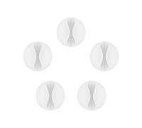 Guides-câbles adhésifs blancs (par 5)