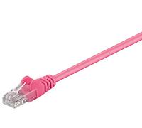 Goobay 95244 CAT 5e Câble de Liaison, U/UTP, Magenta, 7.5 m Longueur