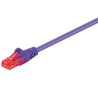 Goobay 95281 CAT 6 câble patch, U/UTP, violet, 5 m - CCA mélange de cuivre