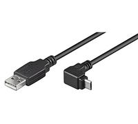 GOOBAY 95343 - Câble USB 2.0, fiche A vers fiche micro B 90°, 1,8 m