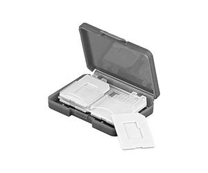 Goobay 95349 Boîte de Transport de Cartes mémoire, pour protéger, archiver et emporter, 1 pièce