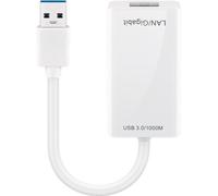 Goobay 95442 Convertisseur réseau USB 3.0 Gigabit Ethernet, 0.1 m - pour connecter un PC/MAC avec port USB à un réseau Ethernet