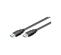 Goobay 95717 Câble SuperSpeed USB 3.0, Noir, 1m Longueur