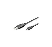 Goobay 95735 câble USB USB 2.0 0,3 m USB A Micro-USB B Noir