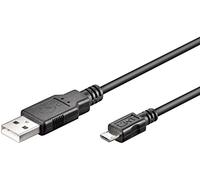 Goobay 95736 Câble Micro - USB 2.0 de recharge et de synchronisation; 0,15m, noir