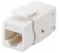 Goobay 95742 CAT 6 Keystone RJ45 Jack, UTP, 250 MHz, Blanc
