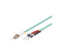 Goobay 95797 Câble à Fibres Optiques, Multimode (OM3), Turquoise, 10 m Longueur