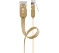 Goobay 95887 câble de réseau Châtain clair 5 m Cat6 U/UTP (UTP)