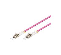 Goobay 95934 Câble à Fibres Optiques, Multimode (OM4), Violett, 1 m Longueur