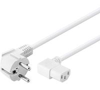 Goobay Câble d'alimentation coudé 96043 – IEC 320 C13 1,50 m blanc pour PC/Moniteur/Onduleur