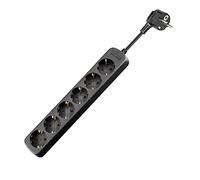 goobay 96049 Bloc Multiprise, 1.5 m Longueur, Noir