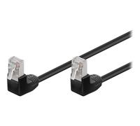 Goobay 96077 câble de réseau Noir 0,5 m Cat5e F/UTP (FTP)