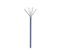 goobay - Câble en vrac - 50 m - UTP - CAT 6a - sans halogène, intérieur, solide - bleu G
