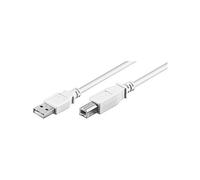 Goobay 96186 Câble Hi-Speed USB 2.0, Blanc, 1m Longueur