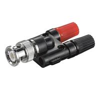 goobay - Adaptateur audio - BNC mâle pour prise banane femelle