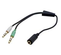 Goobay - Adaptateur Audio - Mini-Phone Stereo 3.5 Mm Mâle Pour Mini-Phone Stereo 3.5 Mm Femelle - 40 Cm