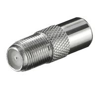 Goobay Adaptateur d'antenne satellite F femelle vers coaxial mâle