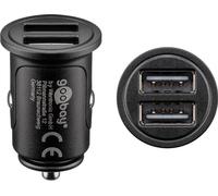 goobay Adaptateur de charge pour voiture noir, 24 Watt