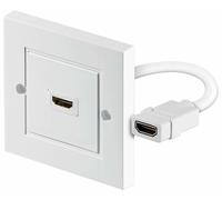 Goobay Adaptateur HDMI femelle/femelle pour prise murale