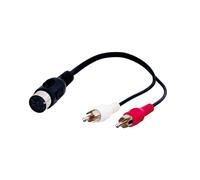Goobay Adaptateur Prise 5 Broches Din-Raccord > 2 X Prise Rca