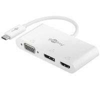 Goobay adaptateur USB 3.1 type C vers HDMI + DP + VGA