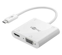 Goobay Adaptateur USB-C vers HDMI, VGA, USB-C et Jack 3,5 mm