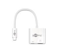 goobay Adaptateur vidéo externe USB-C HDMI blanc