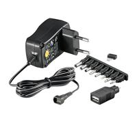 Goobay Alimentation Universelle 3-12 V, Adaptateur 1500 mA 18 Watt 9 Adaptateurs