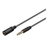 Rallonge Audio Jack 3,5 mm Mâle Femelle Stéréo - GOOBAY - 50 cm - Transmission audio et vidéo