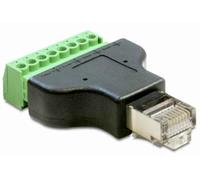 goobay Bloc de Terminaux 8 Broches, Prise RJ45 (8P8C) - 76736