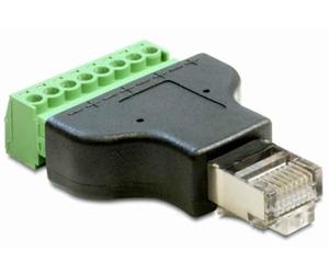 Goobay Bloc de Terminaux 8 Broches, Prise RJ45 (8P8C) - 76736