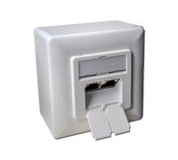 Goobay Boîtier mural 2 X RJ45 catégorie 6