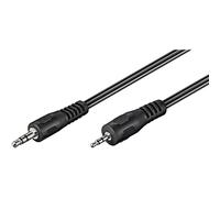 Goobay AVK 313-200 2.0m câble audio 2 m 2,5 mm 3,5mm Noir