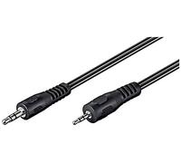 Goobay AVK 313-200 2.0m câble audio 2 m 2,5 mm 3,5mm Noir