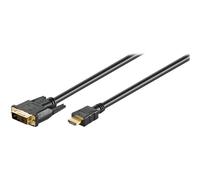 goobay - Câble adaptateur - DVI-D prise pour HDMI prise - 3 m