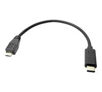 Goobay 67895 câble USB USB 2.0 0,2 m Micro-USB B USB C Noir
