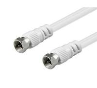 Goobay Câble d'antenne Double blindage 10 m Blanc