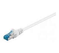 Goobay Câble/Cordon réseau RJ45 Catégorie 6A SSTP (S/FTP) Droit 3m (Blanc) Blanc G