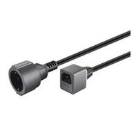 Câble d'alimentation CEE 7/7 F vers C14 (prise schuko) 1,5m (Noir)