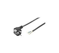 Goobay Câble d'alimentation NK 103 S-200 CEE 7/7 incliné 2 m Noir 250 V 10 A
