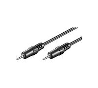 Goobay Câble audio AUX 2,5 mm stéréo 1,5 m Noir – 50457-GB